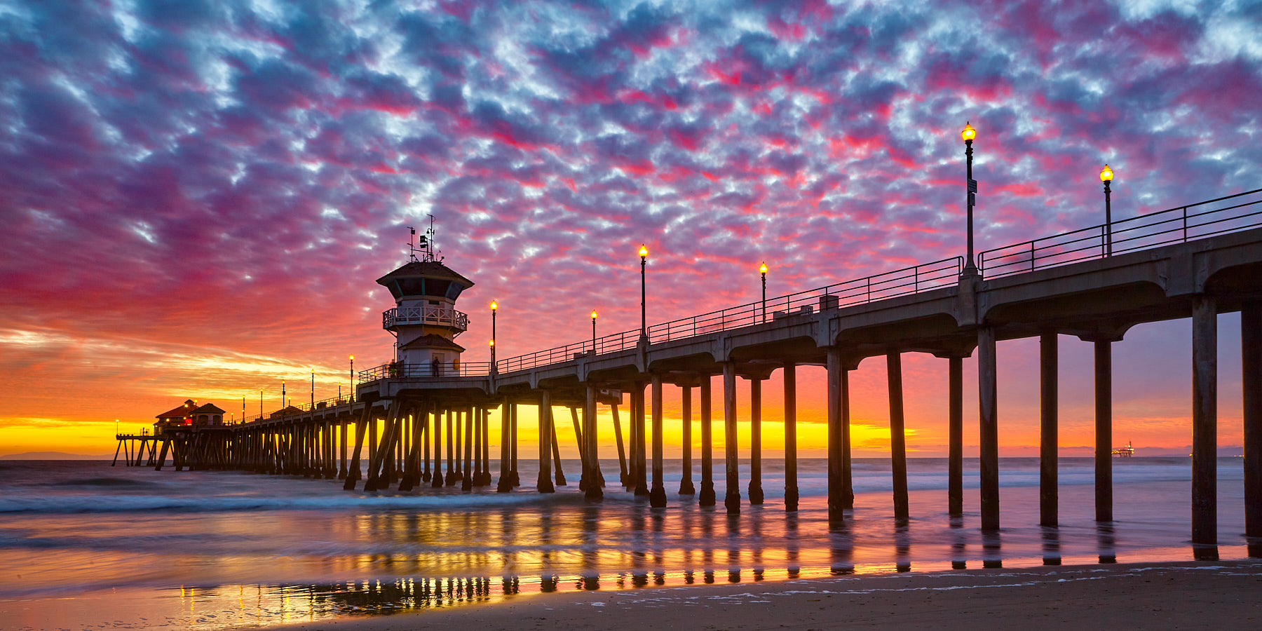 Huntington Beach and Orange County coastline